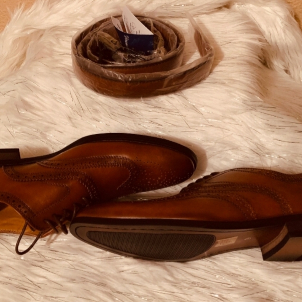 Vincente Cavallo mens dress shoes with belt